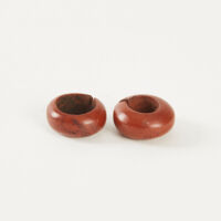 A Pair of Ancient Jasper Hair Rings, Egypt