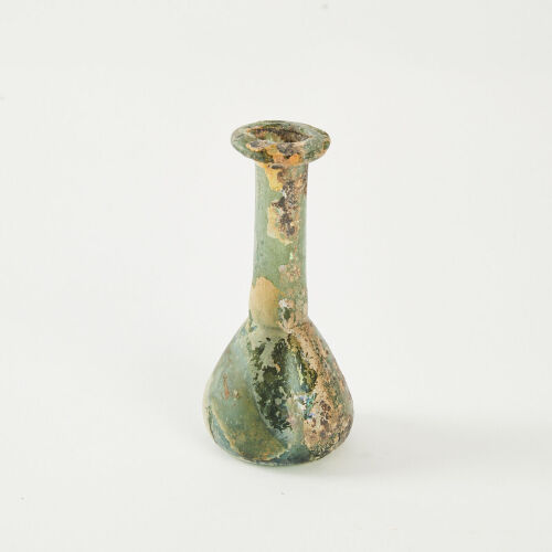 An Ancient Roman Glass Bottle