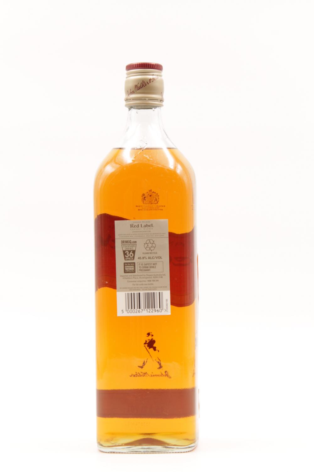 (1) Johnnie Walker Red Label Limited Release - Price Estimate: $45 - $55