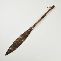 A Waka Hoe Carved by Rangi Redman, Aotearoa