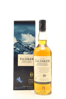 (1) Talisker 10 Year Old Single Malt Scotch Whisky, 45.8% ABV