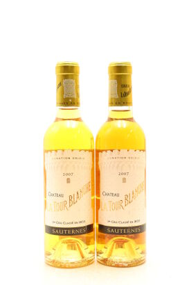 (2) 2007 Chateau La Tour Blanche, Sauternes, 375ml [JR18] [WE94]