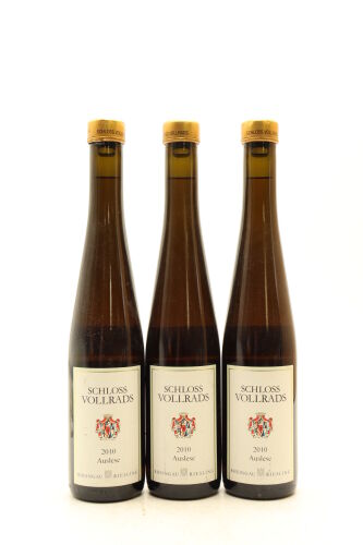 (3) 2010 Schloss Vollrads Riesling Auslese, Rheingau, 375ml [WE93]