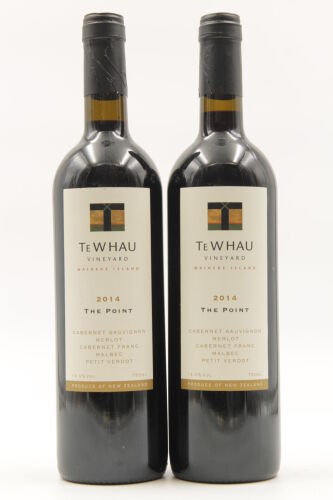 (2) 2014 Te Whau The Point Cabernet Merlot, Waiheke Island