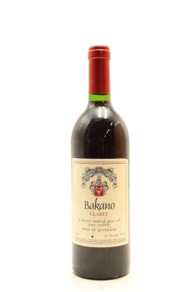 (1) Bakano Claret, Wine of Australia and Spain