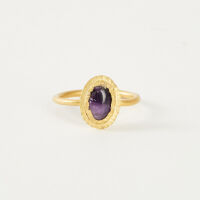 A Gold and Amethyst Ring, Rome