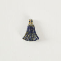 An Ancient Lapis Lazuli Lotus Amulet, Egypt