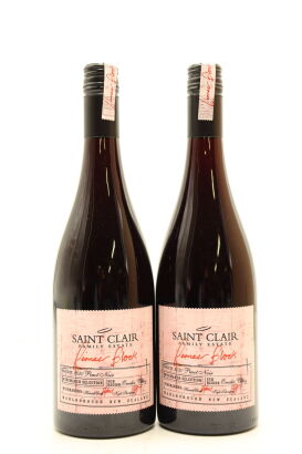 (2) 2020 Saint Clair Pioneer Block Omaka Valley Pinot Noir, Marlborough