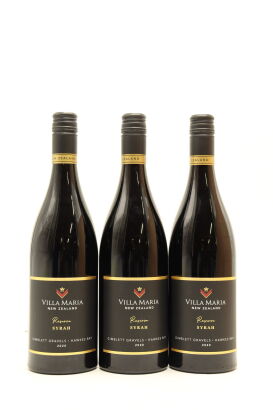 (3) 2020 Villa Maria Reserve Syrah, Gimblett Gravels