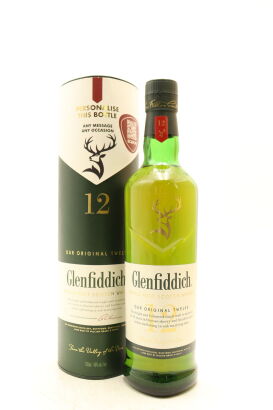 (1) Glenfiddich 12 Year Old Single Malt Scotch Whisky, 40% ABV