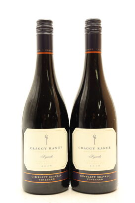 (2) 2016 Craggy Range Single Vineyard Syrah, Gimblett Gravels