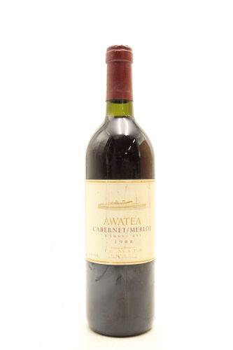 (1) 1988 Te Mata Estate Awatea Cabernets Merlot, Hawke's Bay