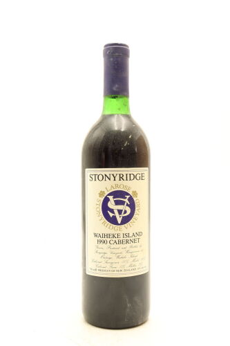 (1) 1990 Stonyridge Larose, Waiheke Island