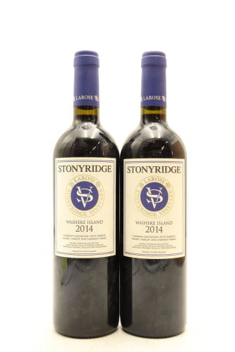 (2) 2014 Stonyridge Vineyard Larose, Waiheke Island