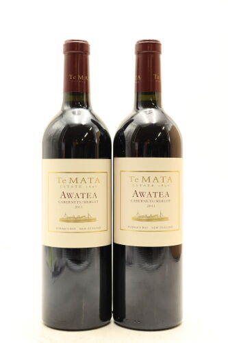 (2) 2011 Te Mata Estate Awatea Cabernets Merlot, Hawke's Bay