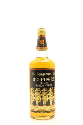 (1) Seagram's 100 Pipers Blended Scotch Whisky, 42.3% ABV, 1125ml