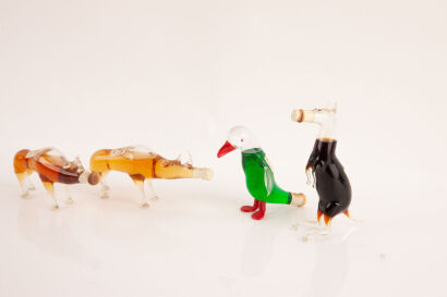 Four Wynand & Fockink miniature Animals in one lot