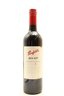 (1) 2005 Penfolds Bin 407 Cabernet Sauvignon, South Australia [JO93]