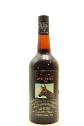 (1) 1978 Yalumba Thoroughbred Series "Family of Man" Vintage Port, South Australia