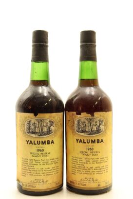 (2) 1960 Yalumba Special Reserve Tawny Port, Barossa Valley