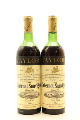 (2) 1974 Taylors Chateau Clare Estate Bottled Cabernet Sauvignon, Clare Valley (MS)