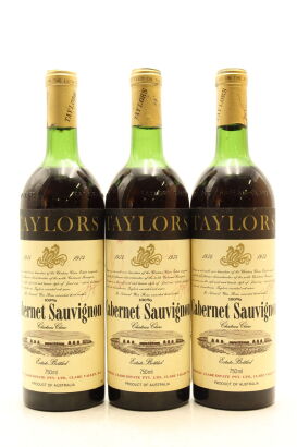 (3) 1974 Taylors Chateau Clare Estate Bottled Cabernet Sauvignon, Clare Valley (US)