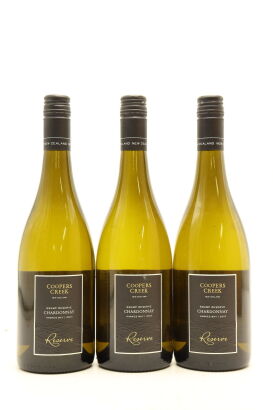 (3) 2017 Coopers Creek Swamp Reserve Chardonnay, Hawke's Bay