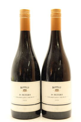 (2) 2006 Seppelt St Peters Great Western Vineyards Shiraz, Australia