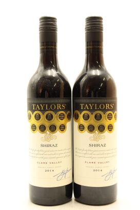 (2) 2014 Taylors Wakefield Estate Shiraz, Clare Valley