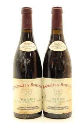 (2) 2007 Chateau de Beaucastel Cotes du Rhone Coudoulet de Beaucastel, Rhone [JR17]