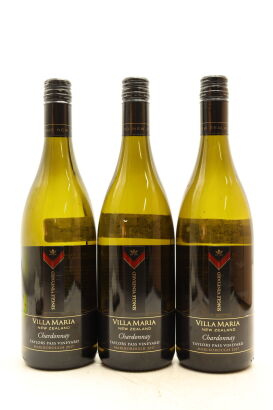 (3) 2017 Villa Maria Single Vineyard Taylors Pass Chardonnay, Marlborough