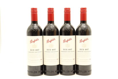 (4) 2017 Penfolds Bin 407 Cabernet Sauvignon, South Australia [WE93]