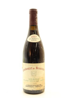 (1) 2007 Chateau de Beaucastel Cotes du Rhone Coudoulet de Beaucastel, Rhone [JR17]