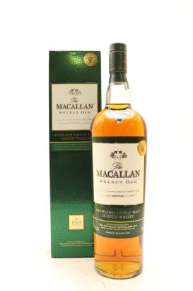 (1) The Macallan 1824 Series Select Oak Single Malt Scotch Whisky, 40% ABV, 1000ml