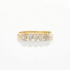 18ct Yellow Gold, Five Stone Old Mine Cut .50ct Diamond Ring