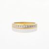 18ct Yellow Gold, .60ct Princess cut Diamond Band