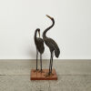 A Life Size Crane Bird Statue - 2