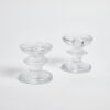 A Timo Sarpaneva Pair Festivo Candle Holders For Iittala