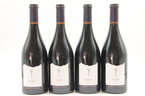 (4) 2014 Craggy Range Le Sol Syrah, Gimblett Gravels