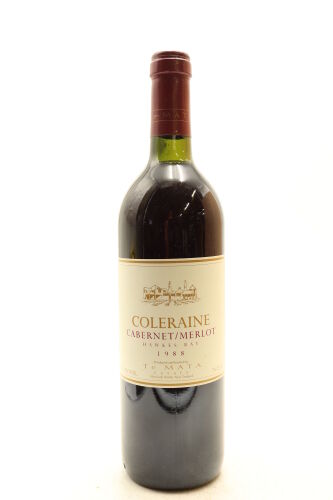 (1) 1988 Te Mata Estate Coleraine, Hawke's Bay