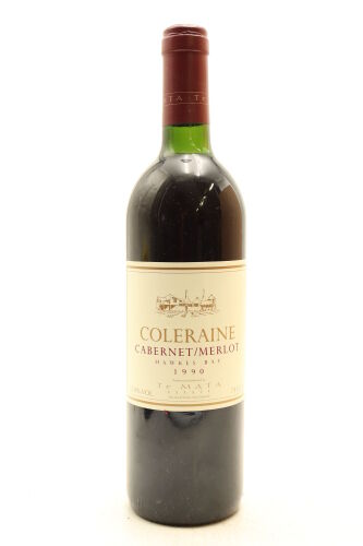 (1) 1990 Te Mata Estate Coleraine, Hawke's Bay