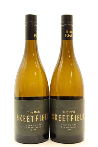 (2) 2019 Tony Bish Skeetfield Vineyard Chardonnay, Hawke's Bay