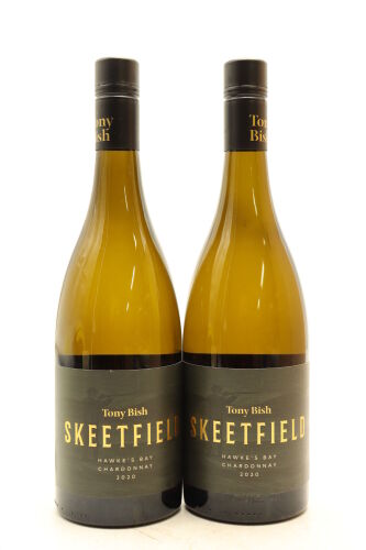 (2) 2020 Tony Bish Skeetfield Vineyard Chardonnay, Hawke's Bay