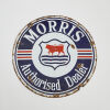 Circular Morris Authorised Dealer Enamel Sign