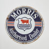 Circular Morris Authorised Dealer Enamel Sign - 2