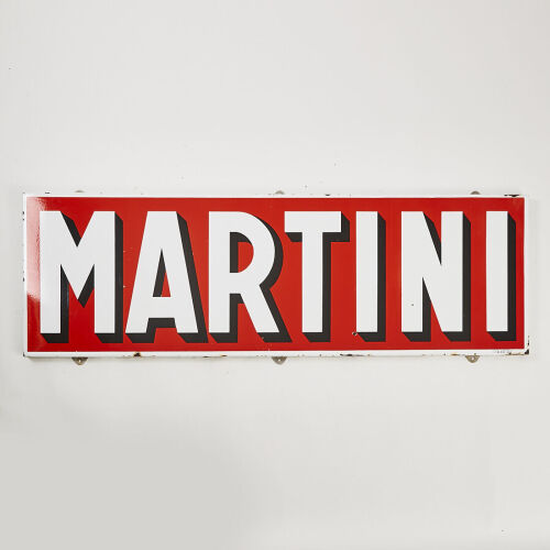 Martini Enamel Sign, 1968