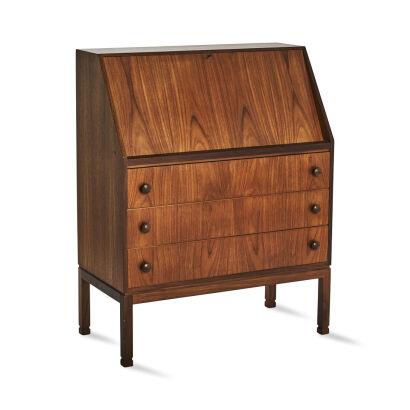 A Mid-Century Teak Drop-Down Desk
