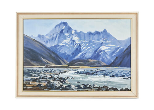 George Searle - Mount Sefton & Hooker River