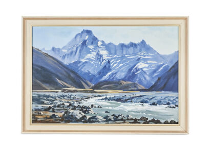 George Searle - Mount Sefton & Hooker River