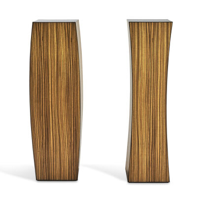 A Pair of Zebra Wood Plinths&nbsp;